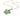 Aashni's Flower Pendant Turquoise