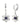 Alexandra's Flower Earrings Silver
