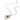 Alexa's Green Pendant Silver