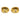 Alyna's White Hoops Gold