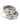 Alyna's White Hoops Silver