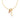 Amelie's Pearl Charm Necklace Gold