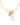 Amelie's Pearl Charm Necklace Gold