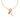 Amelie's Pearl Charm Necklace Gold Light Green