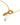 Amelie's Pearl Charm Necklace Gold Light Green