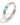 Amelie's Ring Silver Light Blue