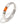 Amelie's Ring Silver Orange