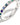 Ameya's Blue and Green Ring Silver