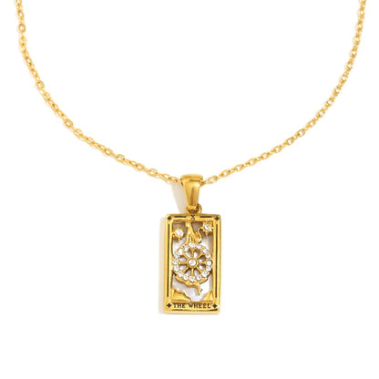 Amika's Wheel of Fortune Necklace
