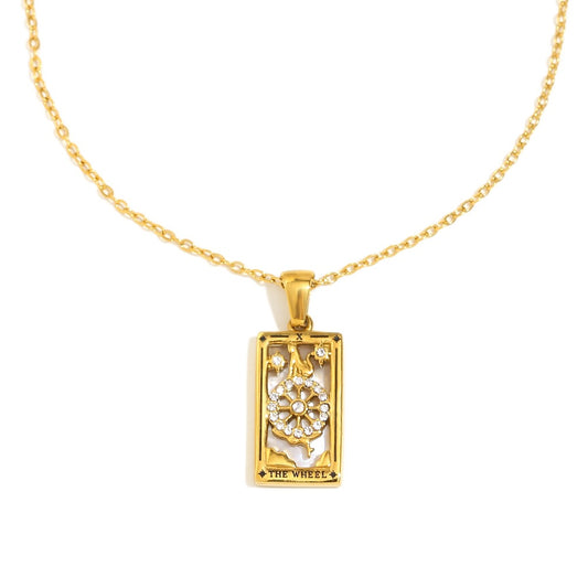 Amika's Wheel of Fortune Necklace