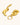 Amy's Cowboy Earrings Gold