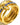 Angelica's Stacked Ring Gold Blue