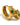 Athena's Multicoloured Hoops Gold