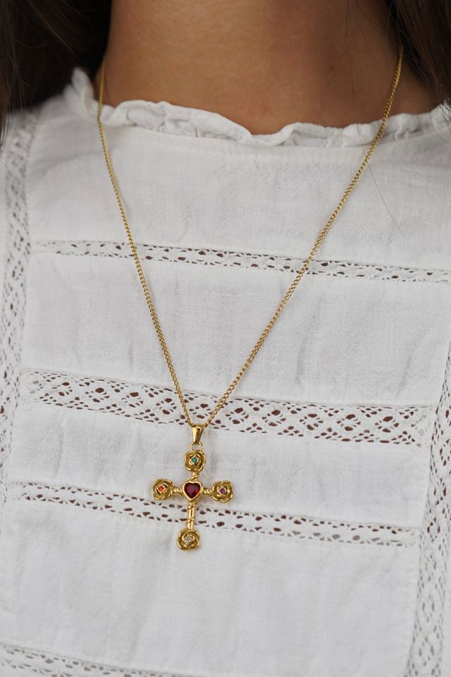 Rosie's Cross Necklace