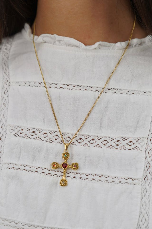 Rosie's Cross Necklace