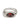 Bailey's Gemstone Ring Silver Red