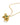 Bee's Dinosaur Necklace Gold Green