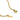 Bee's Dinosaur Necklace Gold Green