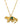Bee's Dinosaur Necklace Gold Green