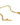 Bee's Dinosaur Necklace Gold Pink