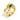 Bee's Dinosaur Ring Gold Green