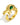 Bee's Dinosaur Ring Gold Green