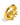 Bee's Dinosaur Ring Gold Green