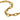 Chunky gold bracelet chain with charm loops