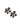 Camille's Flower Earrings Silver