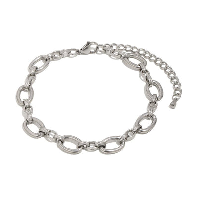 Chunky Bracelet Chain In Silver