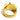 Cecily's Star Ring Gold Clear