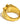 Cecily's Star Ring Gold Green