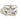 Cecily's Star Ring Silver Clear