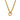 Chunky gold chain with charm ring
