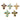 Daisy's Cross Necklace Colorful