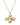 Daisy's Cross Necklace Gold