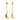 Eleanora's Star and Moon Drop Earrings Gold