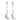 Eleanora's Star and Moon Drop Earrings Silver