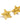 Ellie's Star Studs Gold