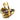 Elodie's Heart Ring Gold Dark Brown