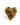 Elodie's Heart Ring Gold Dark Brown