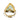 Elodie's Heart Ring Gold Light Blue