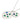 Eloise's Gemstone Pendant Silver Green