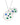 Eloise's Gemstone Pendant Silver Green