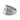 Heather's Heart Ring Silver White