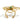Isaline's Flower Ring Gold Green