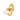 Isla's Seahorse Ring Gold Pink