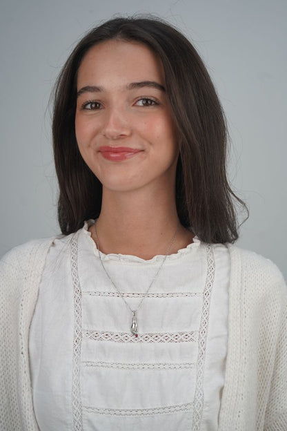 Cecilia's Hand Necklace In Silver