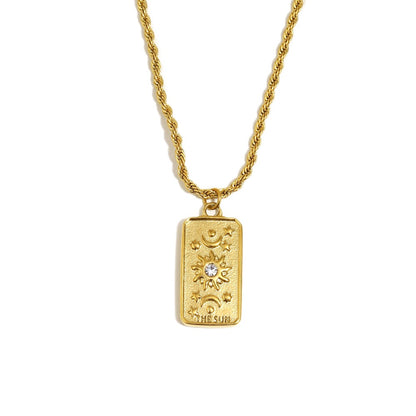 Lila's Sun necklace