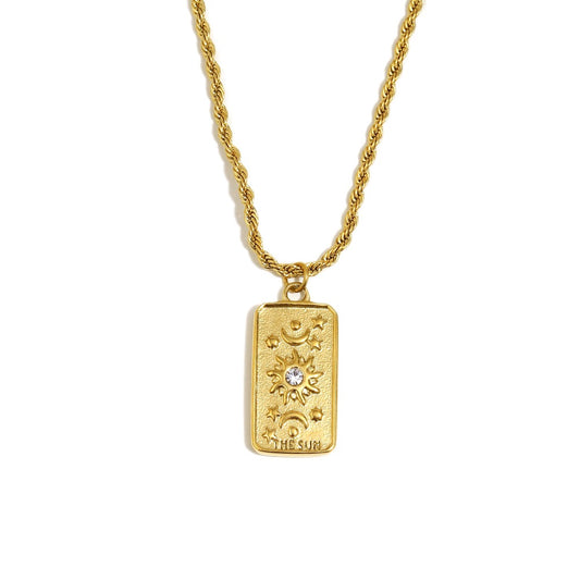 Lila's Sun necklace